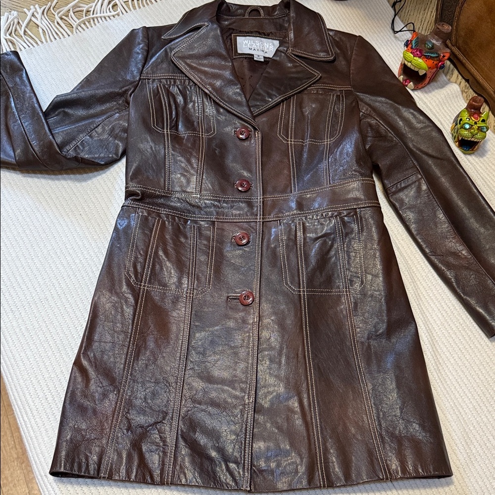Wilsons Leather Jacket - Brown - image 3